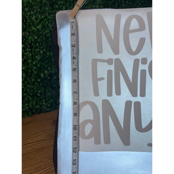 New Heat TransferI Never Finish Anyth Funny Graphic Great Crafting Gift Making - Picture 2 of 4